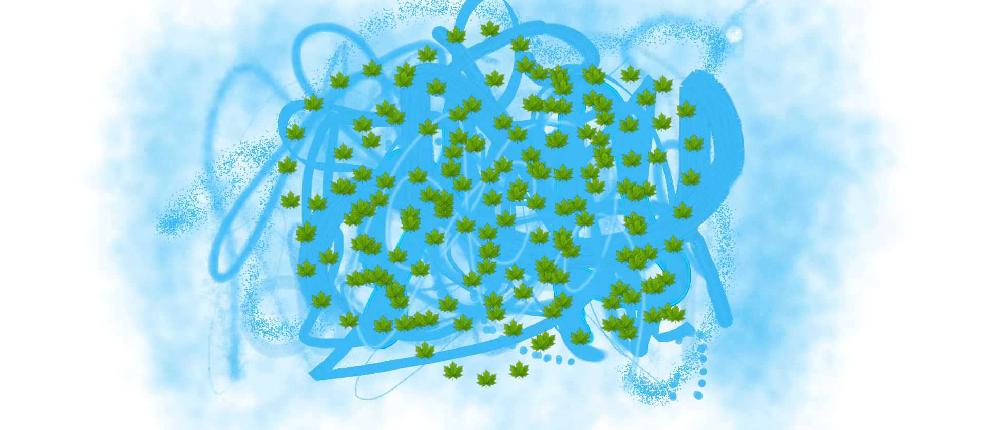 The blue doodle