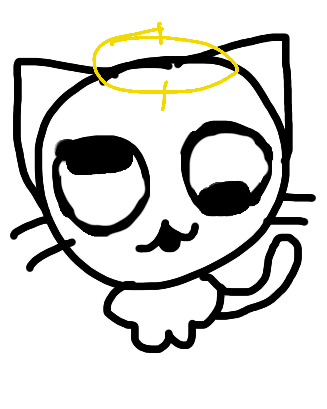 oh no ma cat :(
